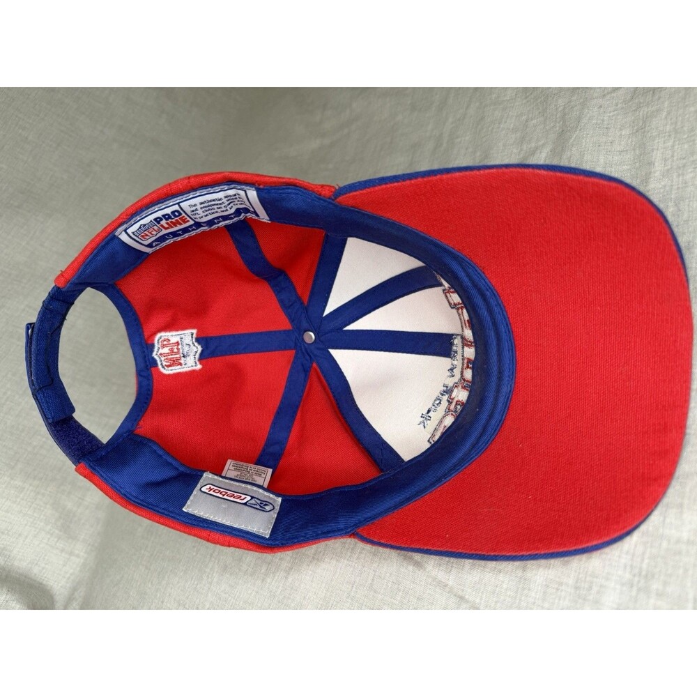 Vintage Reebok New York Giants Men’s Hat Strapback Red NFL Pro Line - Picture 4 of 8